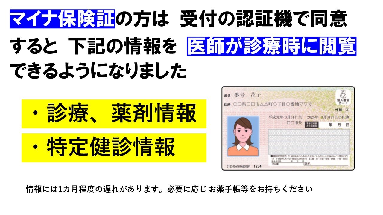 マイナンバーカードの健康保険証利用（マイナ保険証）について